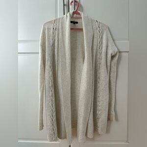 RW&CO. Cream Open Front Cardigan